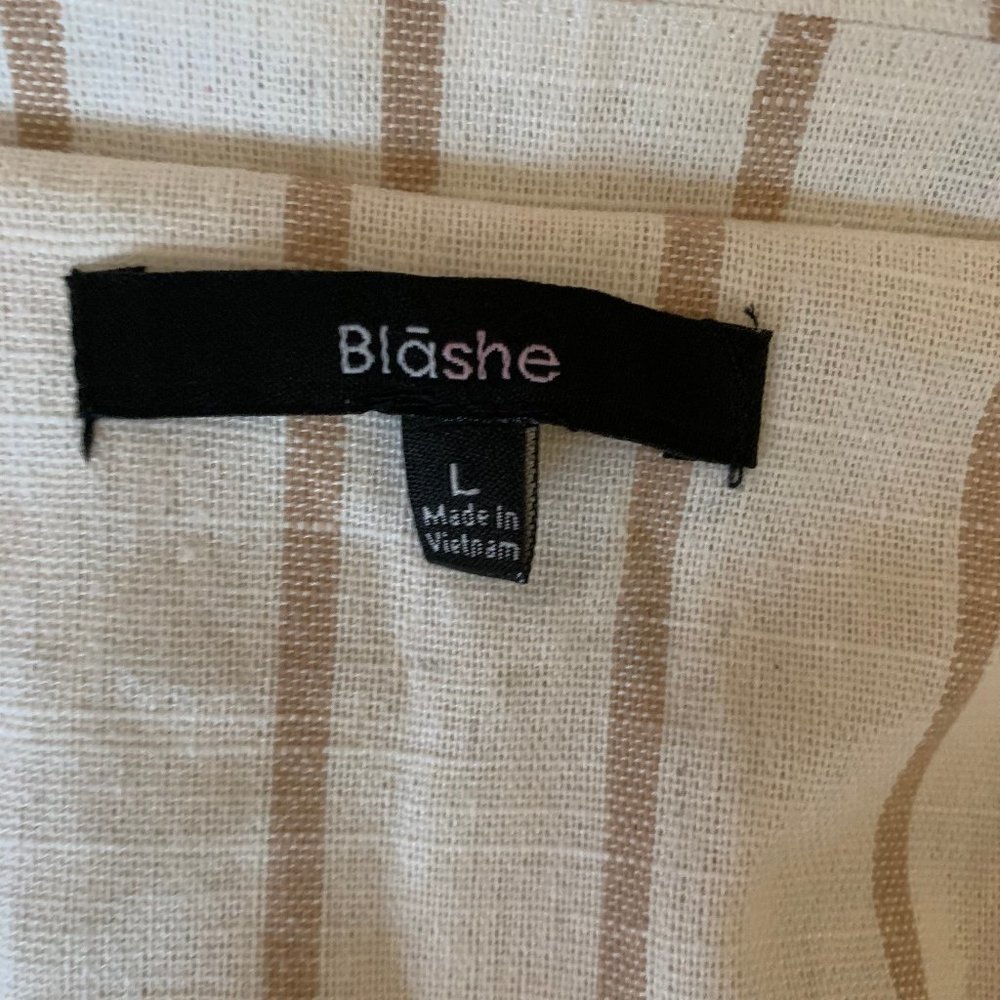 Blashe Cream & Tan Lightweight Blazer View 6